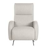 Fauteuil Vains Tissu Meara: Gris clair - Sans repose-pieds