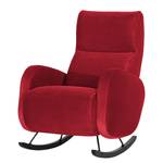 Fauteuil Vains Velours Ravi: Rouge