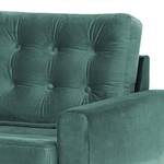 2,5-Sitzer Sofa Vaise Samt Ravi: Petrol