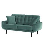 2-Sitzer Sofa Vaise Samt Ravi: Petrol