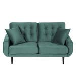 2-Sitzer Sofa Vaise Samt Ravi: Petrol