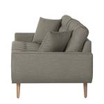 3-Sitzer Sofa Vaise Webstoff Meara: Grau