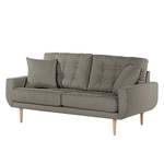 2-Sitzer Sofa Vaise Webstoff Meara: Grau