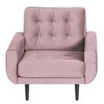 Fauteuil Vaise fluweel - Velours Ravi: Mauve