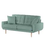 2-Sitzer Sofa Vaise Webstoff Meara: Mintgrau