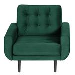 Fauteuil Vaise fluweel - Velours Ravi: Antiek groen