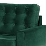 Fauteuil Vaise fluweel - Velours Ravi: Antiek groen