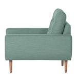 Fauteuil Vaise Velours - Tissu Meara: Gris menthe