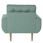 Fauteuil Vaise Velours - Tissu Meara: Gris menthe