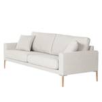 3-Sitzer Sofa Sauvo Webstoff Meara: Hellgrau