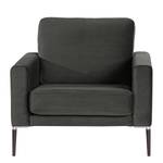 Fauteuil Sauvo Velours - Velours Ravi: Anthracite