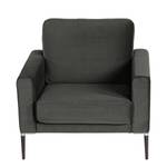 Fauteuil Sauvo Velours - Velours Ravi: Anthracite
