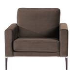 Fauteuil Sauvo fluweel - Velours Ravi: Bruin