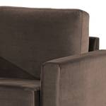 Fauteuil Sauvo Velours - Velours Ravi: Marron