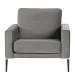 Fauteuil Sauvo fluweel - Velours Ravi: Taupe