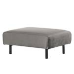 Pouf repose-pieds Tapio I Velours - Velours Ravi: Taupe