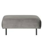 Pouf repose-pieds Tapio I Velours - Velours Ravi: Taupe