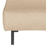 Pouf repose-pieds Tapio I Velours - Tissu Meara: Beige