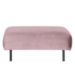 Gestoffeerde hocker Tapio I fluweel - Velours Ravi: Mauve