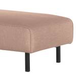 Pouf repose-pieds Tapio I Velours - Tissu Meara: Mauve