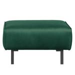 Pouf repose-pieds Tapio I Velours - Velours Ravi: Vert vieilli