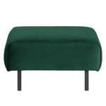 Pouf repose-pieds Tapio I Velours - Velours Ravi: Vert vieilli