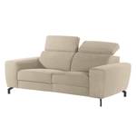 Sofa Opia (2-Sitzer) Microfaser - Granit - Relaxfunktion