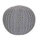 Pouf Cool Mesh Étoffe de coton - Gris clair