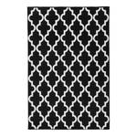 Laagpolig vloerkleed My Black White II kunstvezels - zwart/wit - 160 x 230 cm