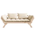 Schlafsofa Bebop Baumwolle - Cremeweiß - Beige