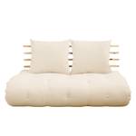 Schlafsofa Shin Sano Baumwolle - Cremeweiß - Beige