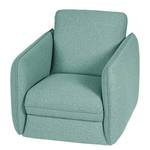 Fauteuil Kayla I Velours - Tissu Voer: Bleu clair