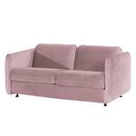 Slaapbank Kayla fluweel - Velours Ravi: Mauve