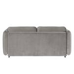 Slaapbank Kayla fluweel - Velours Ravi: Taupe