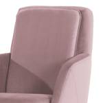 Fauteuil Himos Velours - Velours Ravi: Mauve - Hêtre