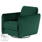 Fauteuil Kayla I Velours - Velours Ravi: Vert vieilli