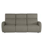 Sofa Mezin I (3-Sitzer) Samt - Webstoff Meara: Grau