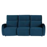 Sofa Mezin I (3-Sitzer) Samt - Samt Ravi: Marineblau