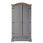 Armoire Finca Rustica I Pin massif - Pin gris - Largeur : 100 cm