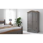 Armoire Finca Rustica I Pin massif - Pin gris - Largeur : 100 cm