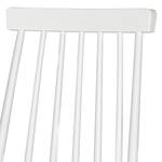 Chaises Cabrera (lot de 2) Hévéa massif - Blanc