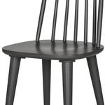 Chaises Cabrera (lot de 2) Hévéa massif - Gris