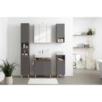 Armoire de toilette Tiberio Avec éclairage intégré - Gris mat - Largeur : 65 cm