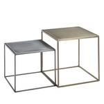 Tables gigognes Creerin II (lot de 2) Métal - Doré / Argenté