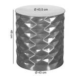 Bijzettafel Aghern aluminium - Zilver
