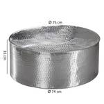 Couchtisch Severance Aluminium - Silber