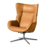 Fauteuil relax Salla Cuir - avec repose-pieds - Cuir Daleb: Biscuit