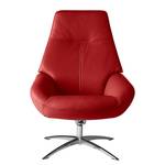 Relaxfauteuil Raahe echt leer - Rood