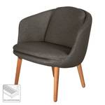 Fauteuil Monsac I vlakweefsel - Grijs