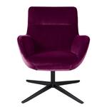 Fauteuil Nizas fluweel - Paars